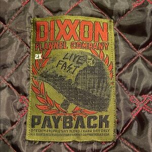 DIXXON “PAYBACK” Black and Red Jacket